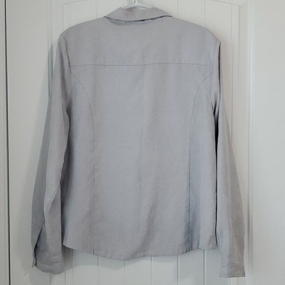 NY&CO womans gray blouse, size XL - Picture 3 of 3